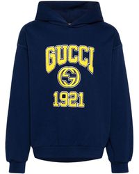 Gucci - Cotton Jersey Logo 1921 Hoodie - Lyst