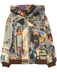 Who Decides War - Patchwork Zip-Up Jacket - Lyst