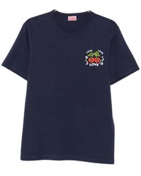 KENZO - Cherry-Patch T-Shirt - Lyst