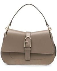 Furla - Arch-Logo Leather Shoulder Bag - Lyst