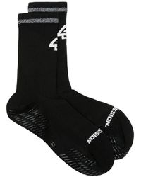 Represent - Logo-Intarsia Ribbed-Trim Socks - Lyst