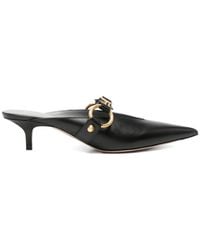 Balenciaga - City Buckle-Detail Pointed-Toe Mules - Lyst