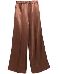 THE NINA STUDIO - Satin Palazzo Pants - Lyst