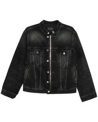 Haikure - Zip-Up Denim Jacket - Lyst
