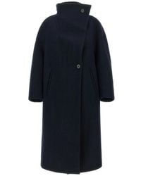 Tela - Scott Asymmetrical High-Neck Coat - Lyst