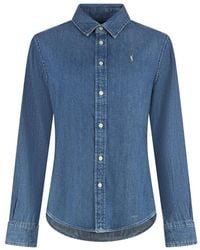 Ralph Lauren - Slim-Fit Denim Shirt - Lyst