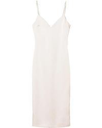 Twinset - Spaghetti-Strap Duchesse Midi Dress - Lyst