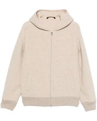 Fedeli - Hooded Zip-Front Jacket - Lyst