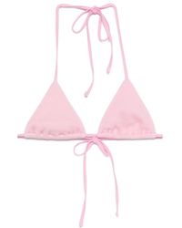 Frankie's Bikinis - Nick Tie-Detail Bikini Top - Lyst
