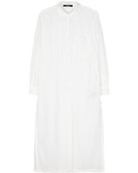 Herno - Lace Maxi Shirt Dress - Lyst
