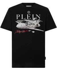 Philipp Plein - Round Neck T-Shirt Teddy Plane Stones - Lyst