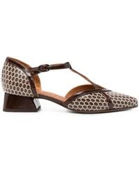 Chie Mihara - Hidrow Geometric-Print T-Bar Pumps - Lyst