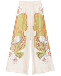 La DoubleJ - Silk Trousers - Lyst