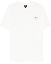 A.P.C. - Neutrals T-Shirts & Vests - Lyst