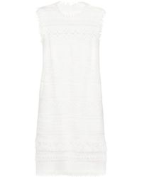 Ermanno Scervino - Open-knit Mini Dress - Lyst