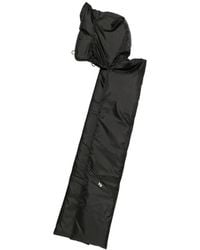 Y-3 - Padded-Design Hooded Scarf - Lyst