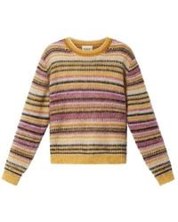 Isabel Marant - Morine Striped Brushed-Knit Jumper - Lyst