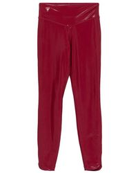 MACRON - Metallic-Effect Logo-Patch Performance Leggings - Lyst