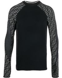 Fendi Long-sleeve t-shirts for Men | Online Sale up to 30% off | Lyst