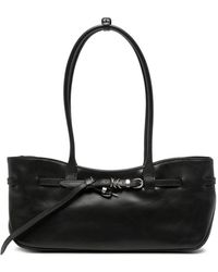 Marge Sherwood - Buckle-Detail Leather Shoulder Bag - Lyst
