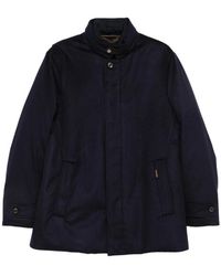Moorer - High-Neck Buttoned Jacket - Lyst