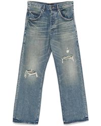 Purple Brand - 9 To 5 Distressed Denim Jeans - Lyst