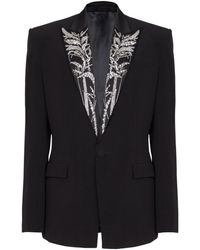 Balmain - Bamboo-Embroidered Single-Breasted Blazer - Lyst