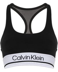 Calvin Klein - Logo-Underband Sports Bra - Lyst