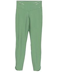 MACRON - Metallic-Effect Performance Leggings - Lyst