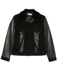 Ernest W. Baker - Panelled Leather Jacket - Lyst