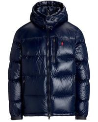 Ralph Lauren - The Gorham Glossed Down Jacket With Detachable Hood - Lyst