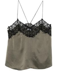 IRO - Haut À Détails En Dentelle - Lyst