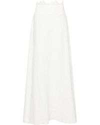Ermanno Scervino - Broderie-Anglaise Long Skirt - Lyst