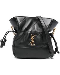Saint Laurent - Mini Jamie Quilted Logo Shoulder Bag - Lyst