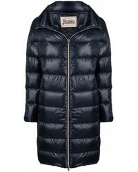 Herno - Down-Feather Mid-Length Coat - Lyst