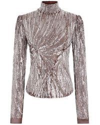 Rabanne - Sequin-Embellished Top - Lyst