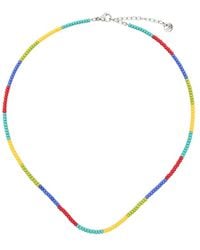 COLLANINE COLORATE - Colorblock Beaded Necklace - Lyst