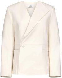 Loulou de Saison - Paoli Asymmetric Leather Jacket - Lyst