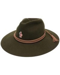 Moncler - Logo-Patch Braided-Trim Hat - Lyst