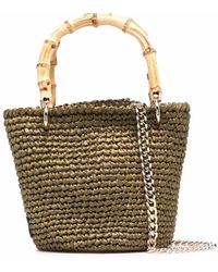Chica - Minnie Woven Basket Tote Bag - Lyst