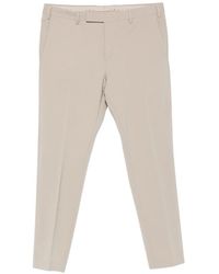 PT Torino - Pressed-Crease Tailored Trousers - Lyst