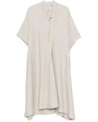 Ziggy Chen - Panelled Short-Sleeve Midi Dress - Lyst