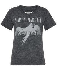 Maison Margiela - Bird-Motif T-Shirt - Lyst