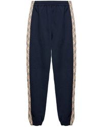Burberry - Track Pants Cotton - Lyst