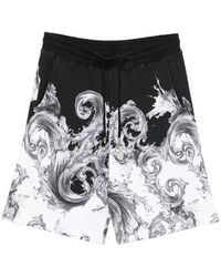 Versace Jeans Couture - Barocco-Print Shorts - Lyst
