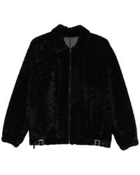 Simonetta Ravizza - Strappy Buckle-Detail Fur Jacket - Lyst