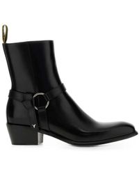 Fendi - Double O Ring-Detail Ankle Boots - Lyst