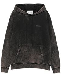 Iceberg - Acid-Wash Logo-Patch Hoodie - Lyst