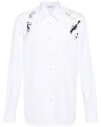 Alexander McQueen - Printed Harness Shirt - Lyst
