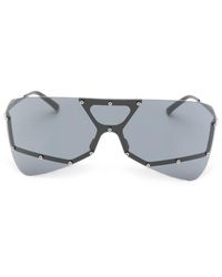 Rick Owens - Tower Stud-Embellished Oversized-Frame Sunglasses - Lyst
